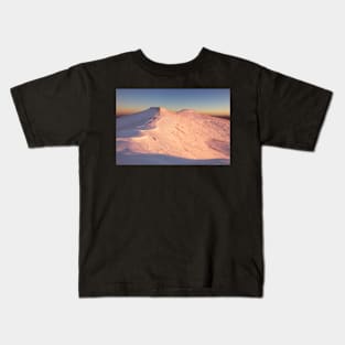 Corn Du and Pen y Fan in Winter Kids T-Shirt